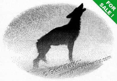 Wolf in Mist Howling Wolf in Mist Howling