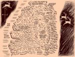 Wolf Brother Map - The Deep Forest - art by Geoff Taylor Wolf Brother Map - The Deep Forest - art by Geoff Taylor