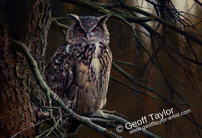 Eagle Owl in a Tree Eagle Owl in a Tree